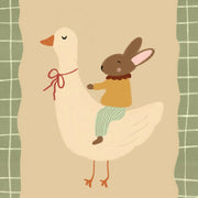 Goose and Bunny – Nursery & kids wall art