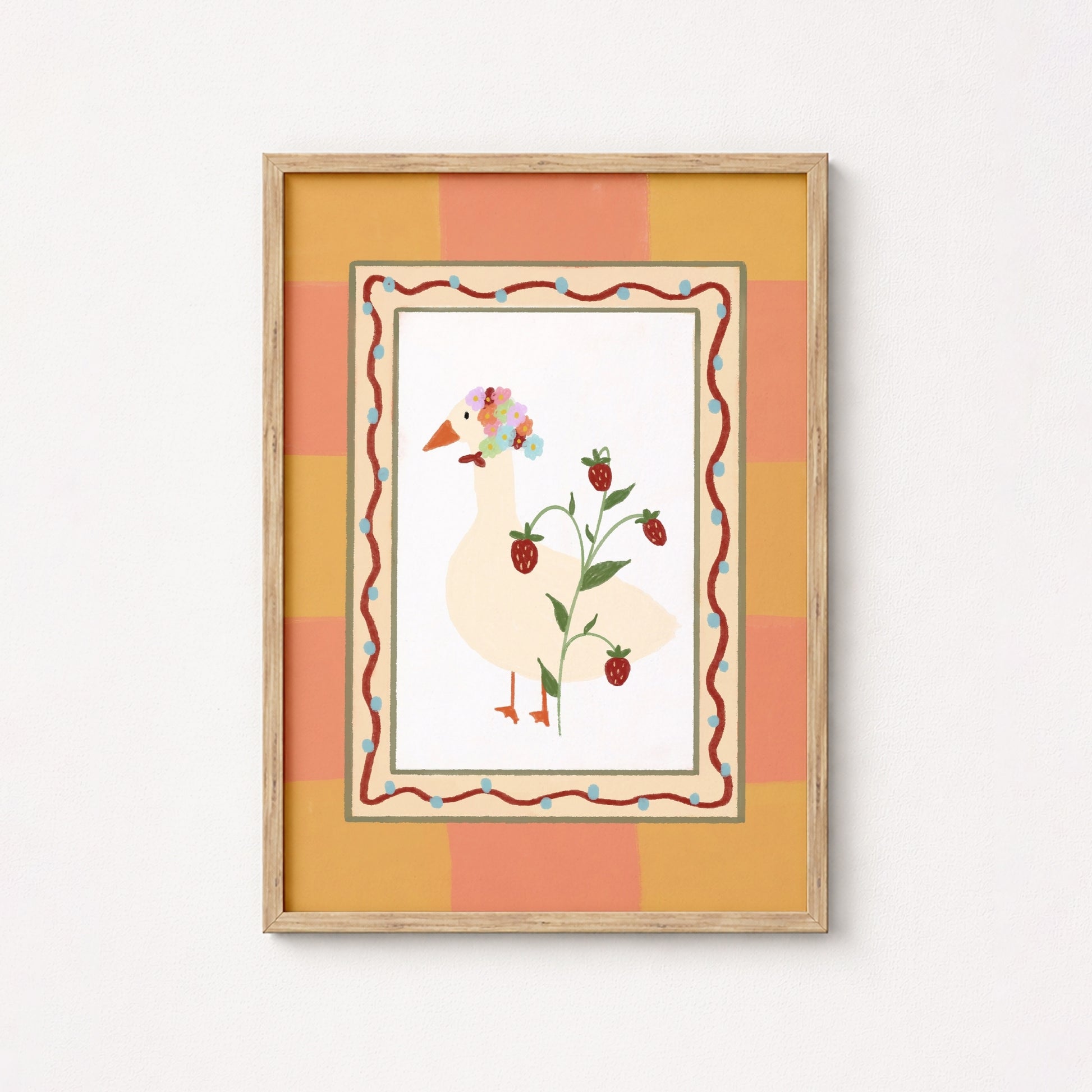 Cute Duck Wall Art