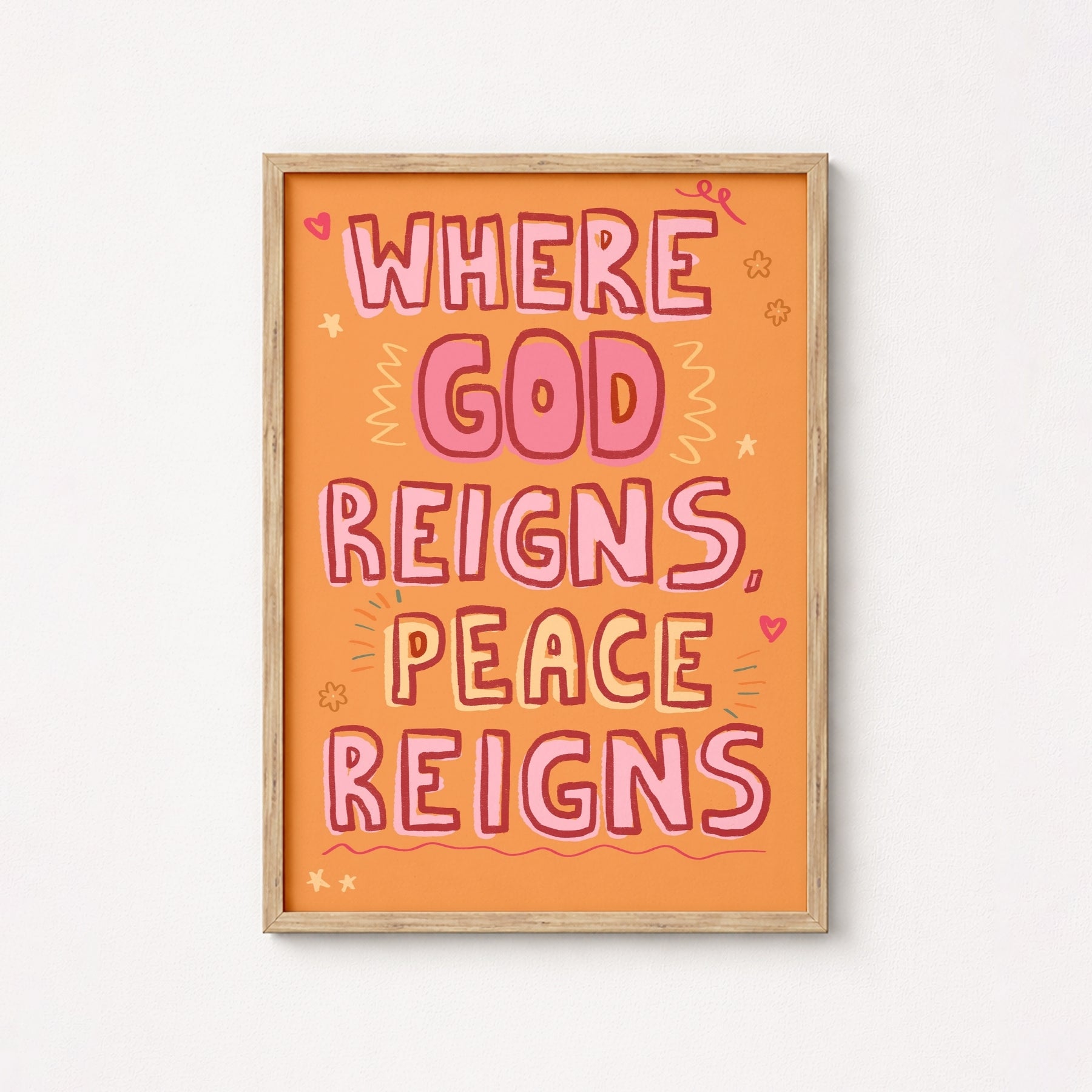 Encouraging Faith Decor, Christian Wall Decor