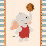Basketball Elephant – Nursery & kids wall art