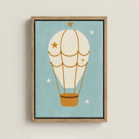 Hot Air Balloon Nursery Canvas Print