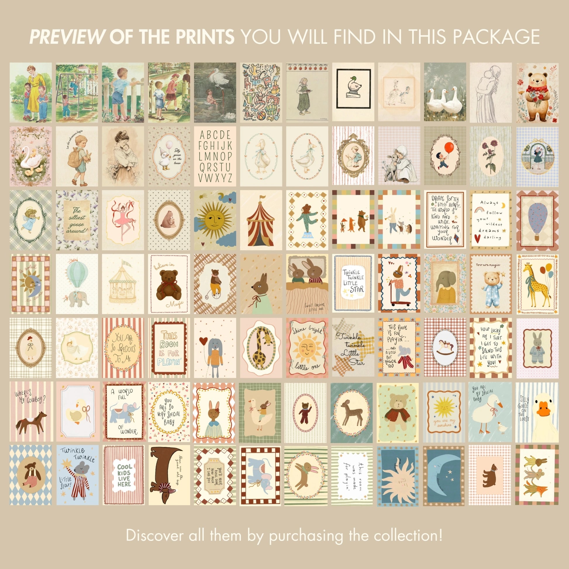 Handmade Nursery Collection Vol 2, over 500 prints