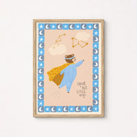 Stampa orso supereroe