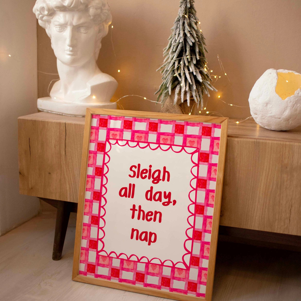Retro Holiday Print