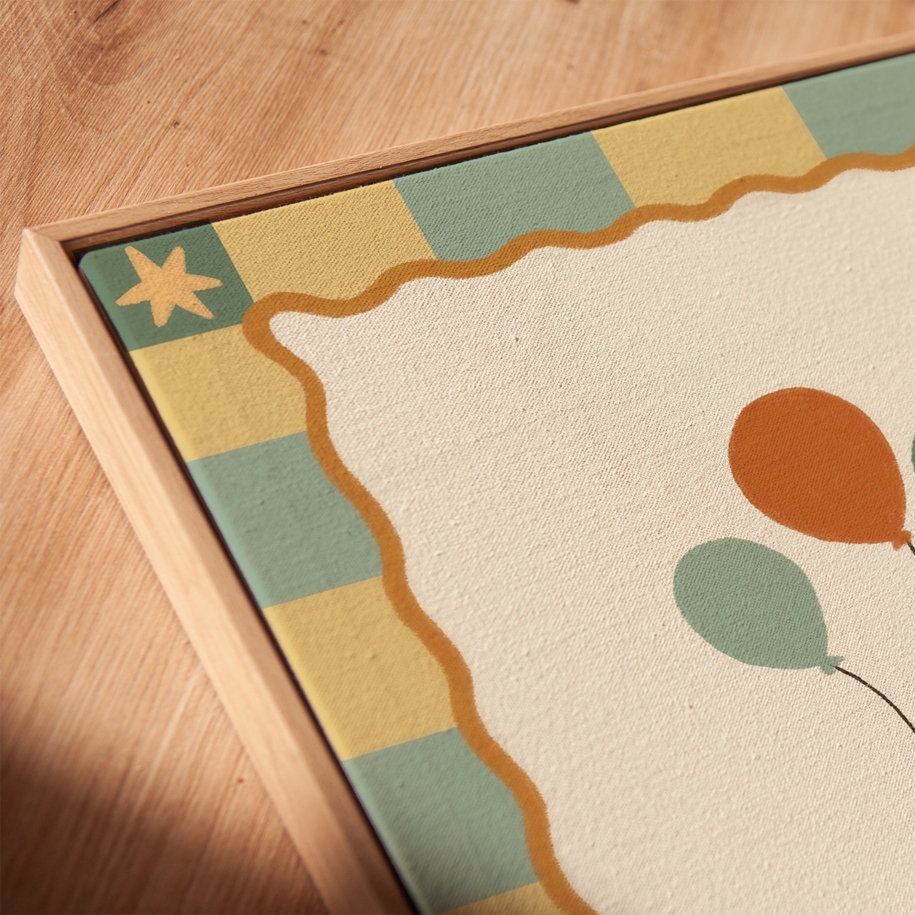 Be Strong and Kind Lion Nursery Canvas Print