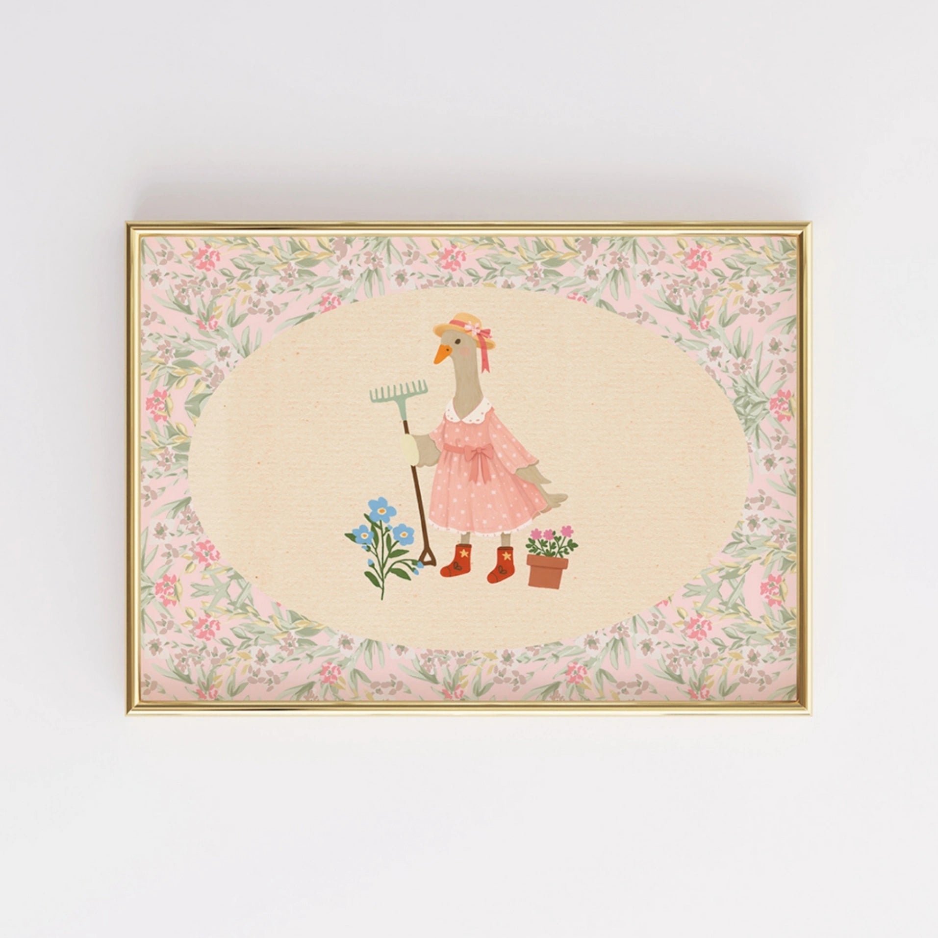 Art mural d'animaux de contes