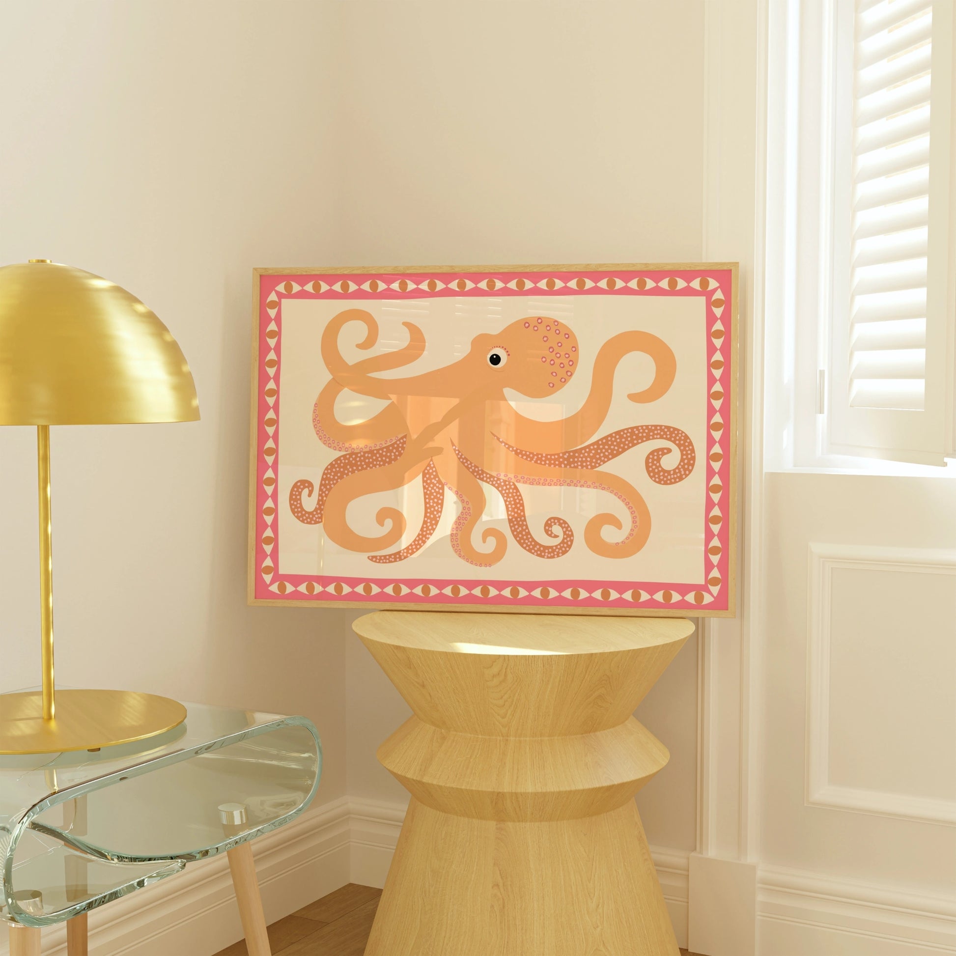 Décoration murale pieuvre