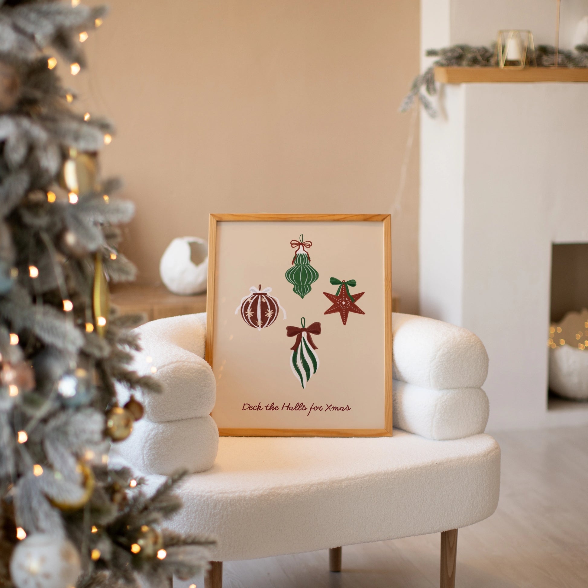 Hand-Drawn Holiday Decor