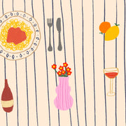 Italian Dinner Table – Kitchen Wall Art