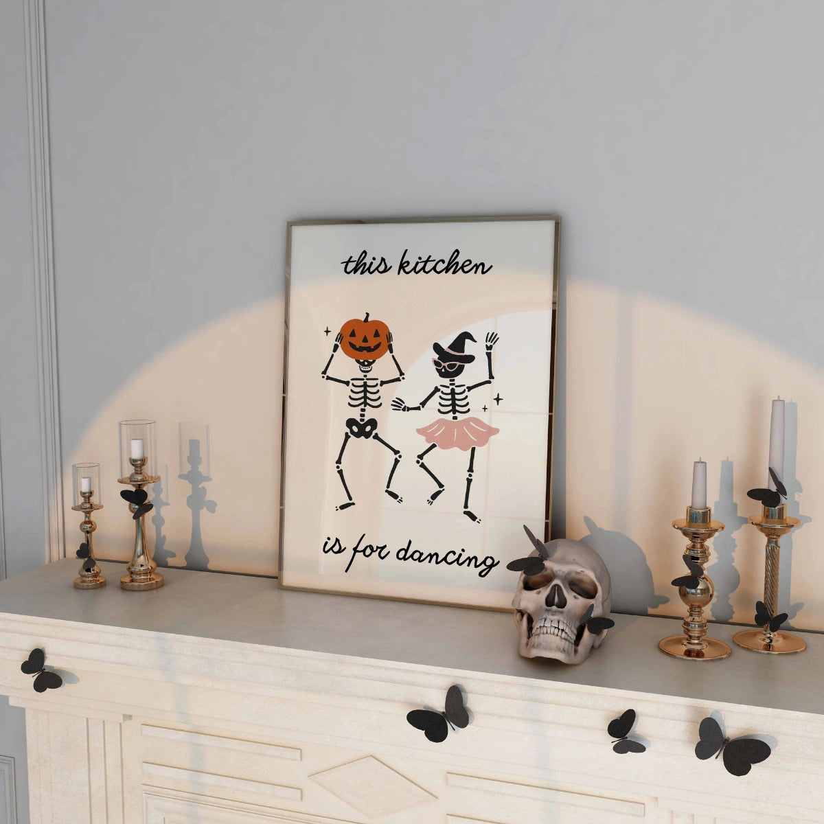 Kitchen Halloween Print – Funny Quote Wall Art