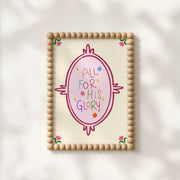 Colorful Coquette Faith Quote - Poster cristiano