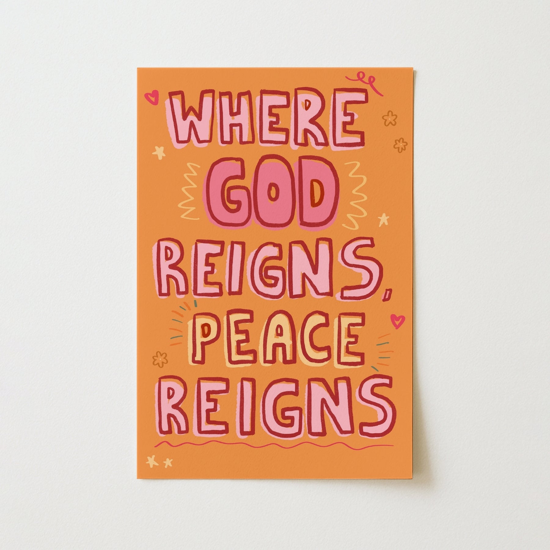 Encouraging Faith Decor, Christian Wall Decor