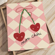 Mon Chéri – Décoration murale sur toile pour bébé et enfants