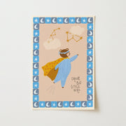 Superhero Bear – Nursery & kids wall art