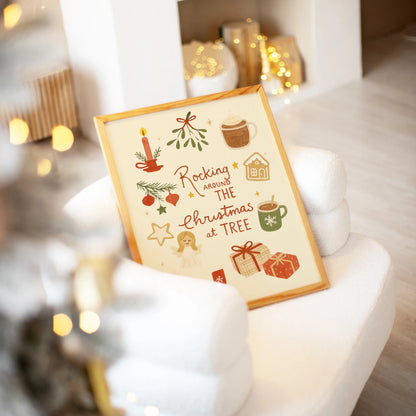 Rocking Around the Christmas Tree Print