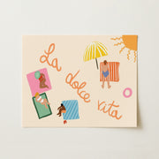 La Dolce Vita Beach Days – Coastal Wall Art