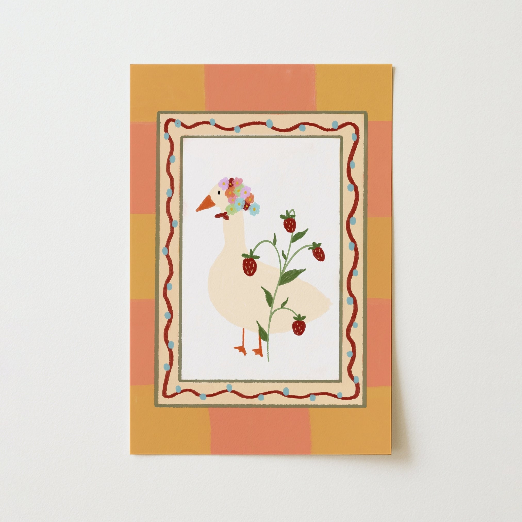 Cute Duck Wall Art