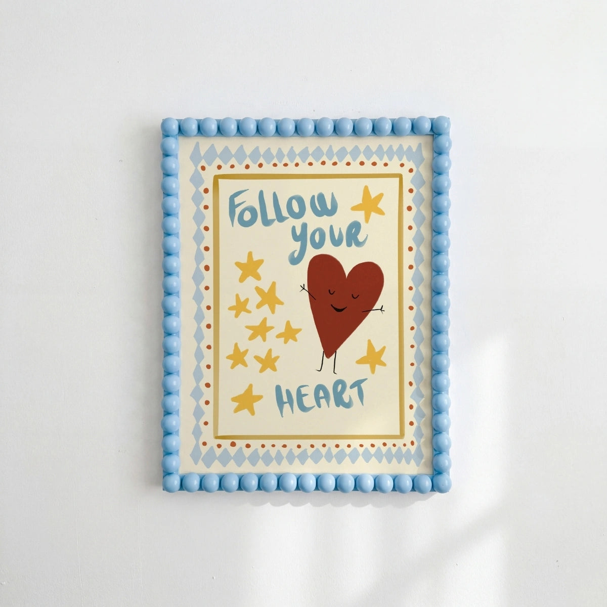 Follow Your Heart, Colorful Kids Decor