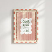 Cool Kids Pray Here – Nursery & Kids Wall Art