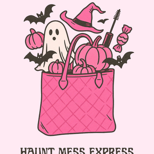 Haunt Mess Express  – Funny Halloween Print
