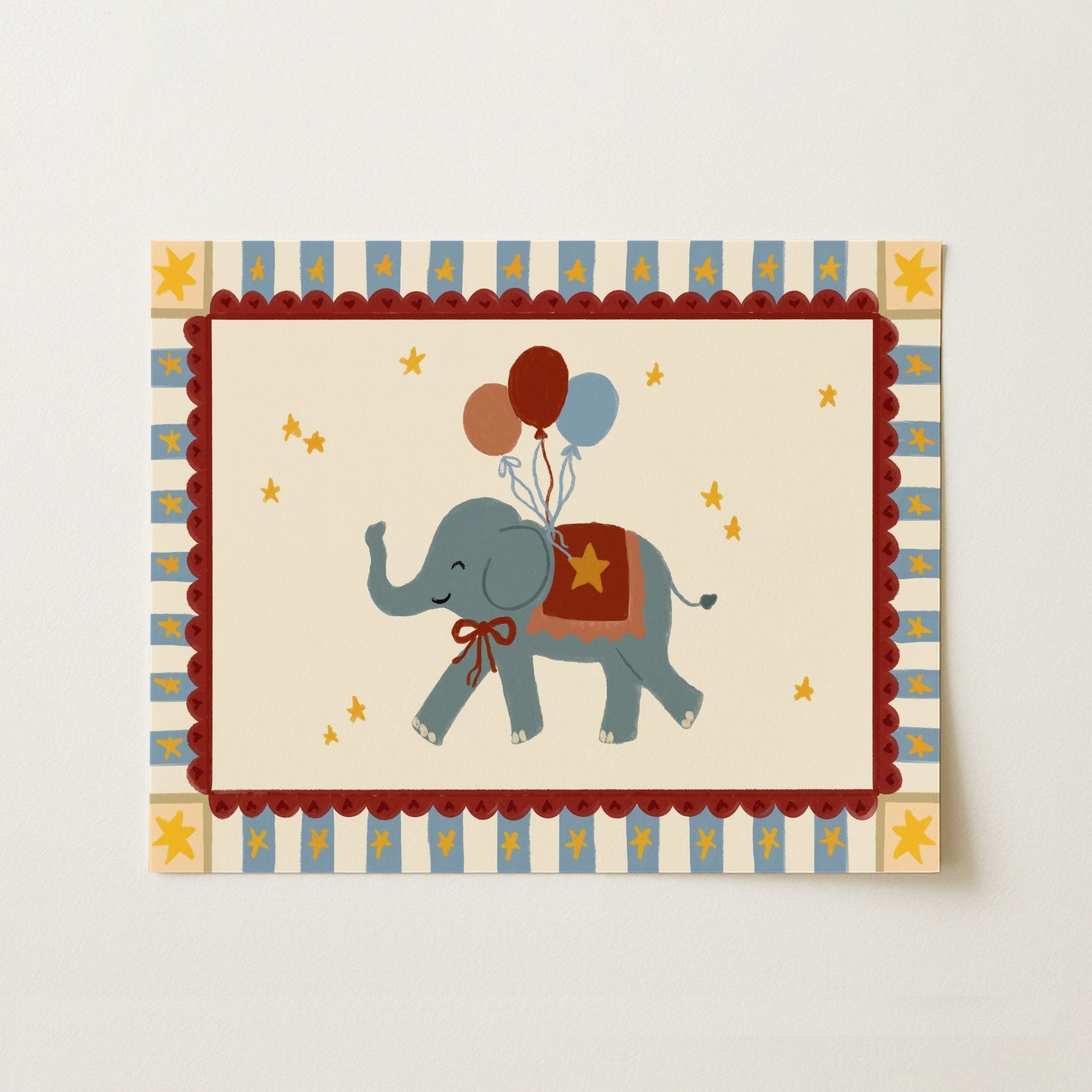 Stampa nursery a tema circo