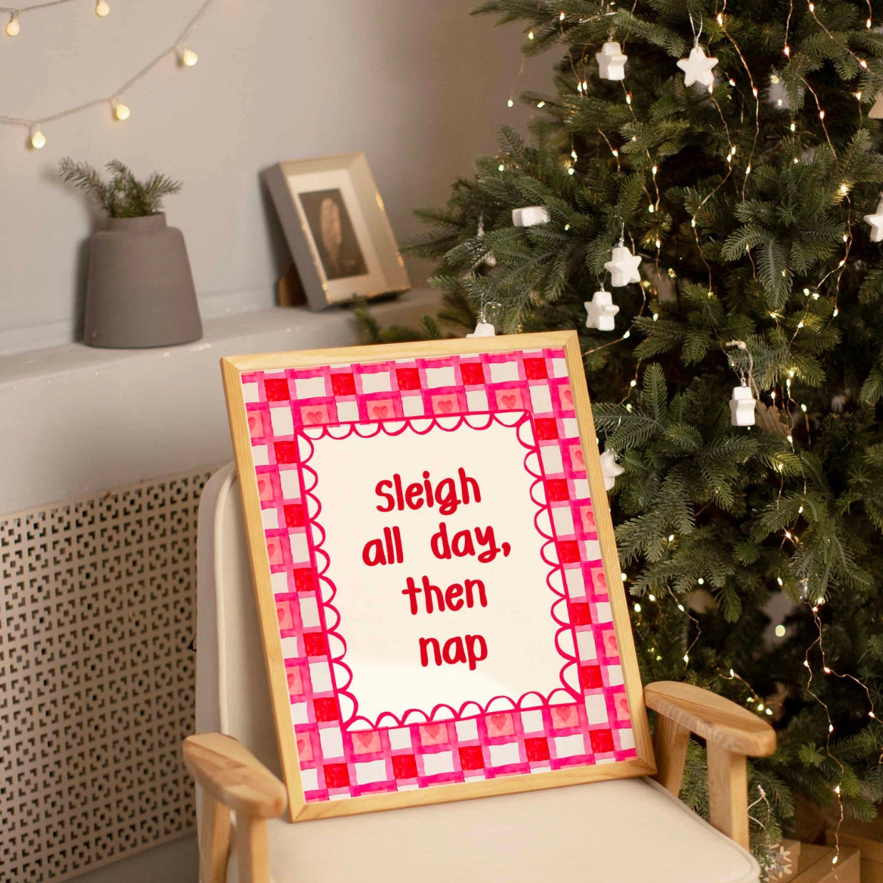 Retro Holiday Print