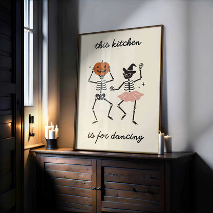 Kitchen Halloween Print – Funny Quote Wall Art