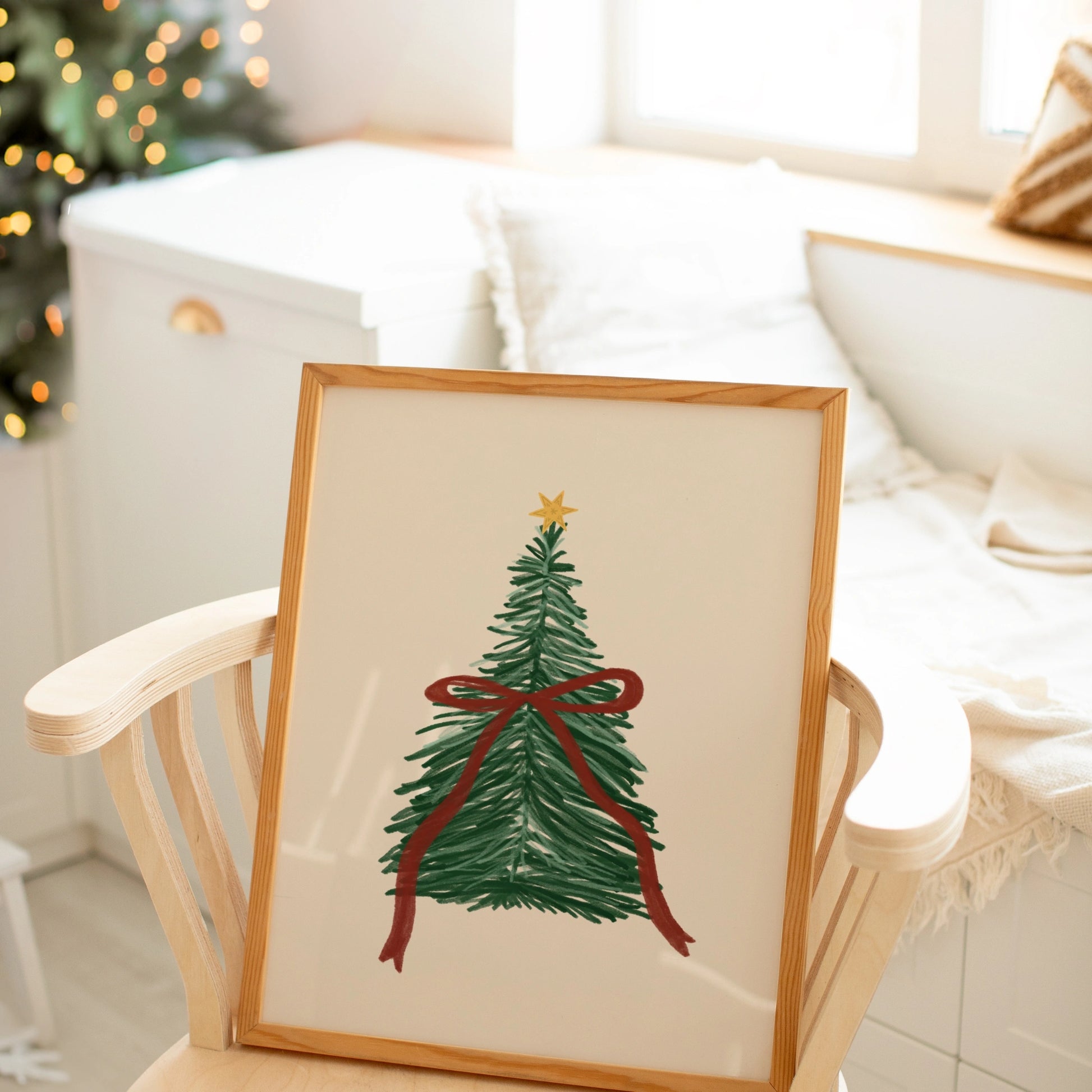 Cozy Minimal Christmas Print