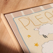 Please Sleep – Nursery & Kids Canvas Wall Art