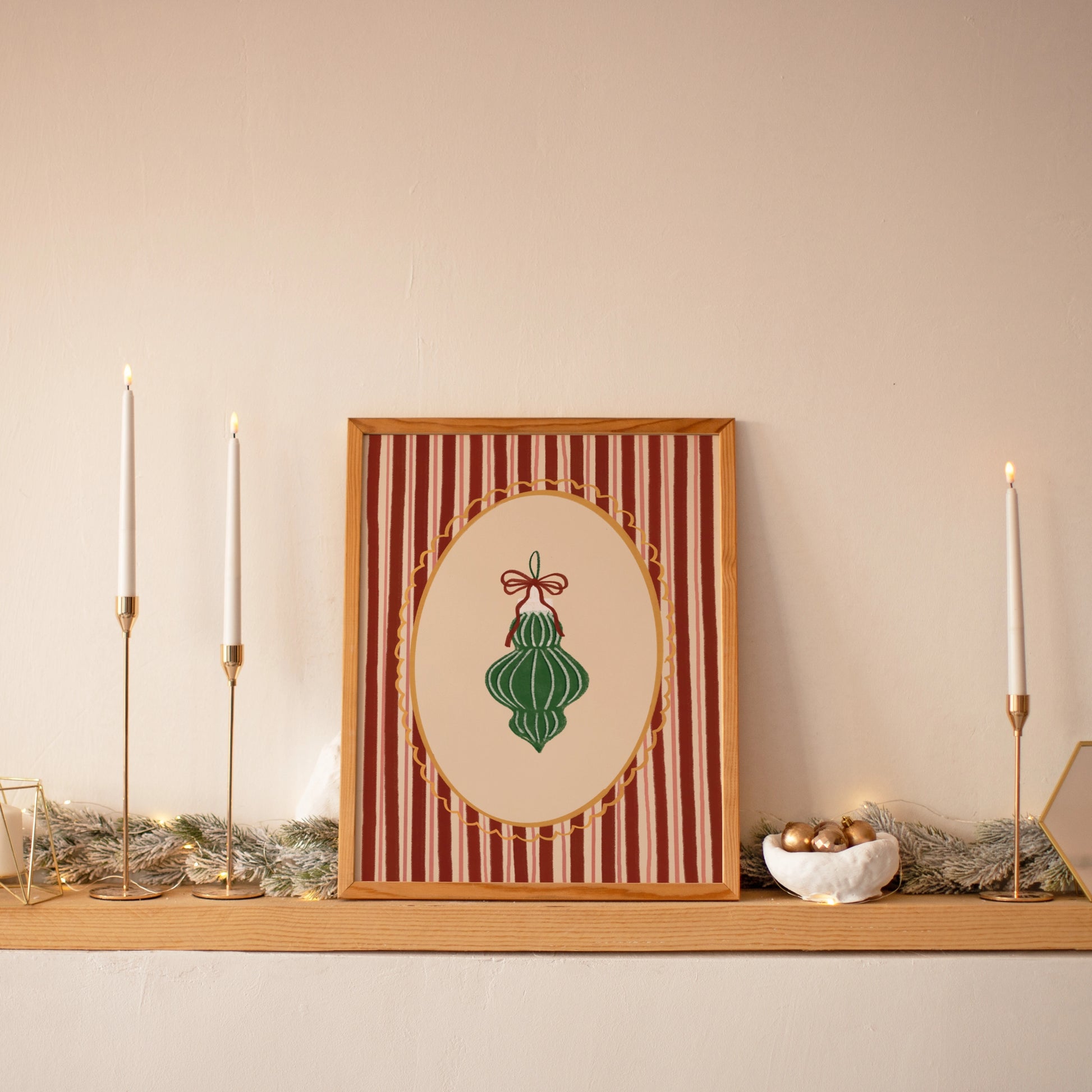 Handgezeichneter Urlaubsdruck