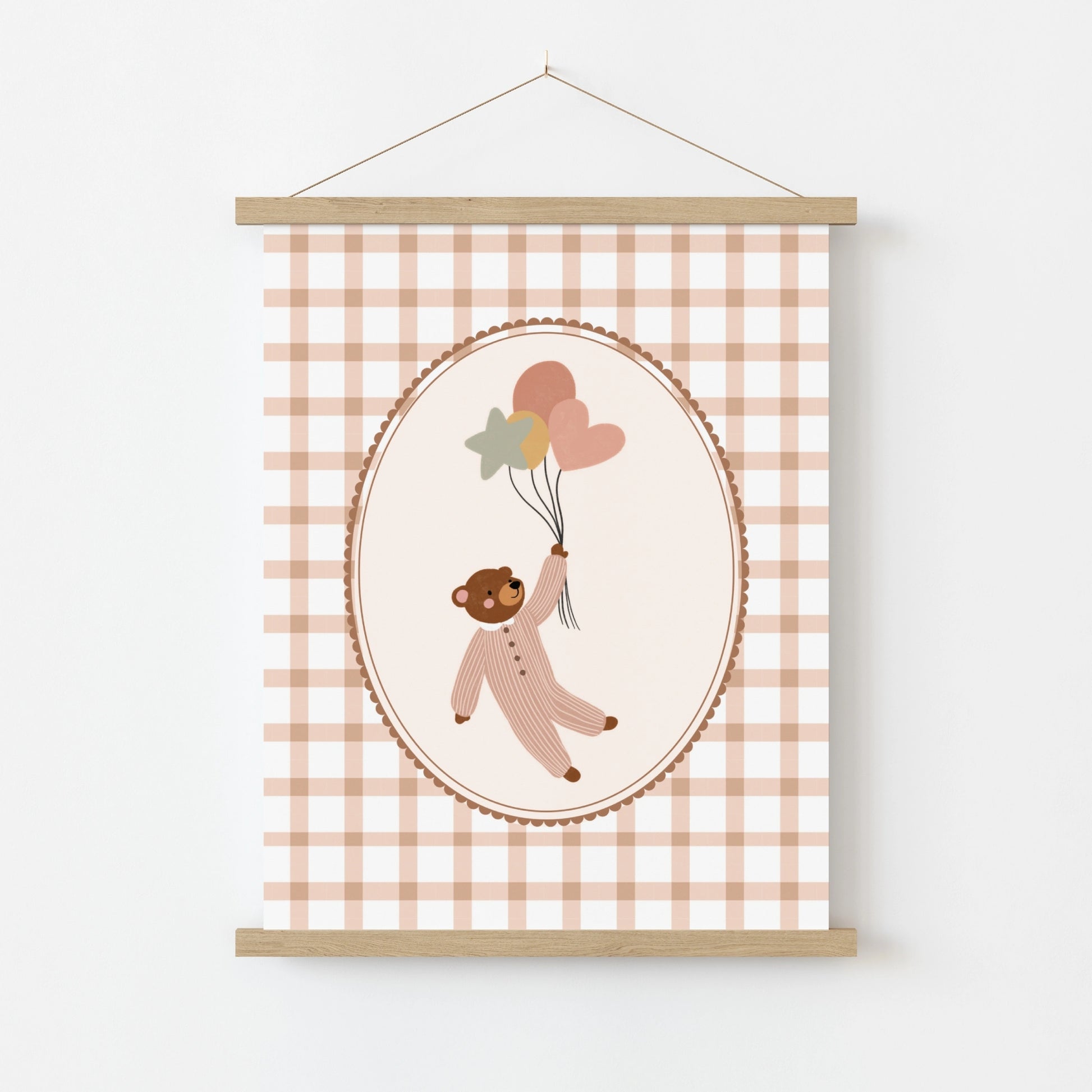 Arte de Pared Infantil Osito de Peluche