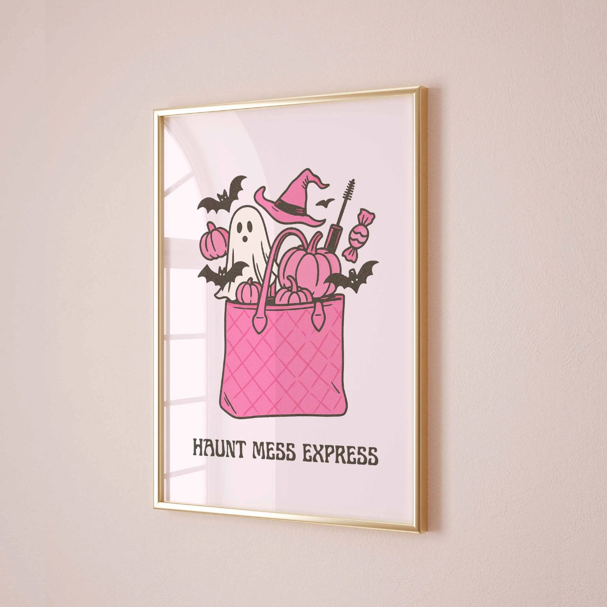 Haunt Mess Express  – Funny Halloween Print