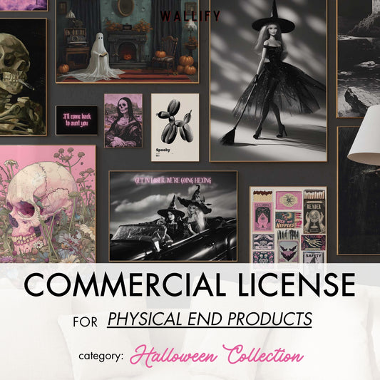 Halloween Commercial License, over 870 prints