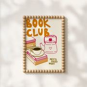 The Book Club Meets Every Night – Bookish Wall Art