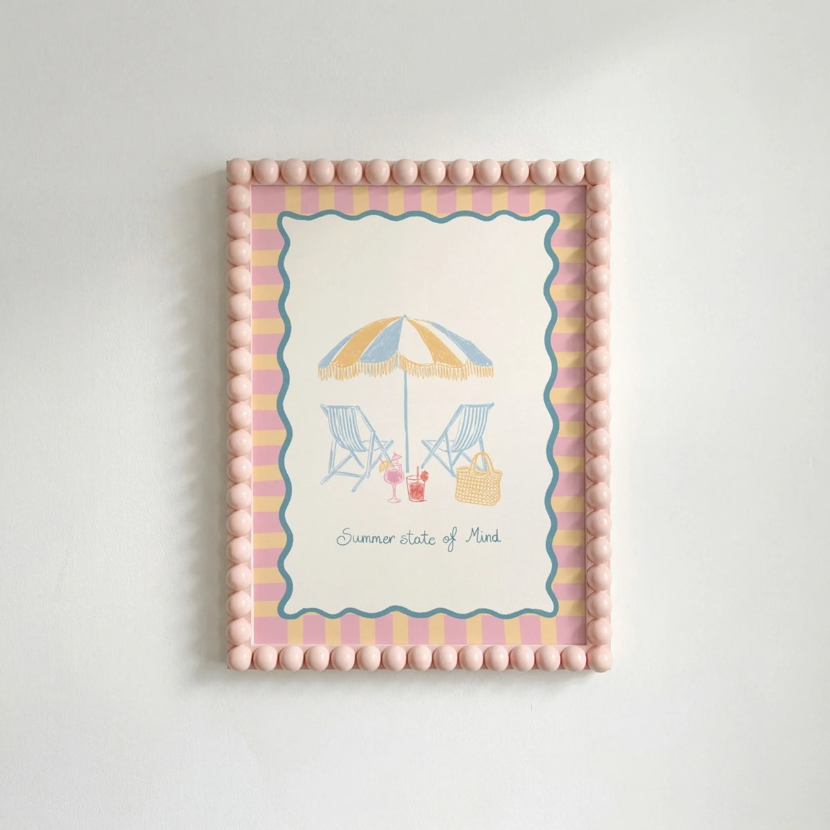 Coastal Beach Poster, Coastal Wall Decor