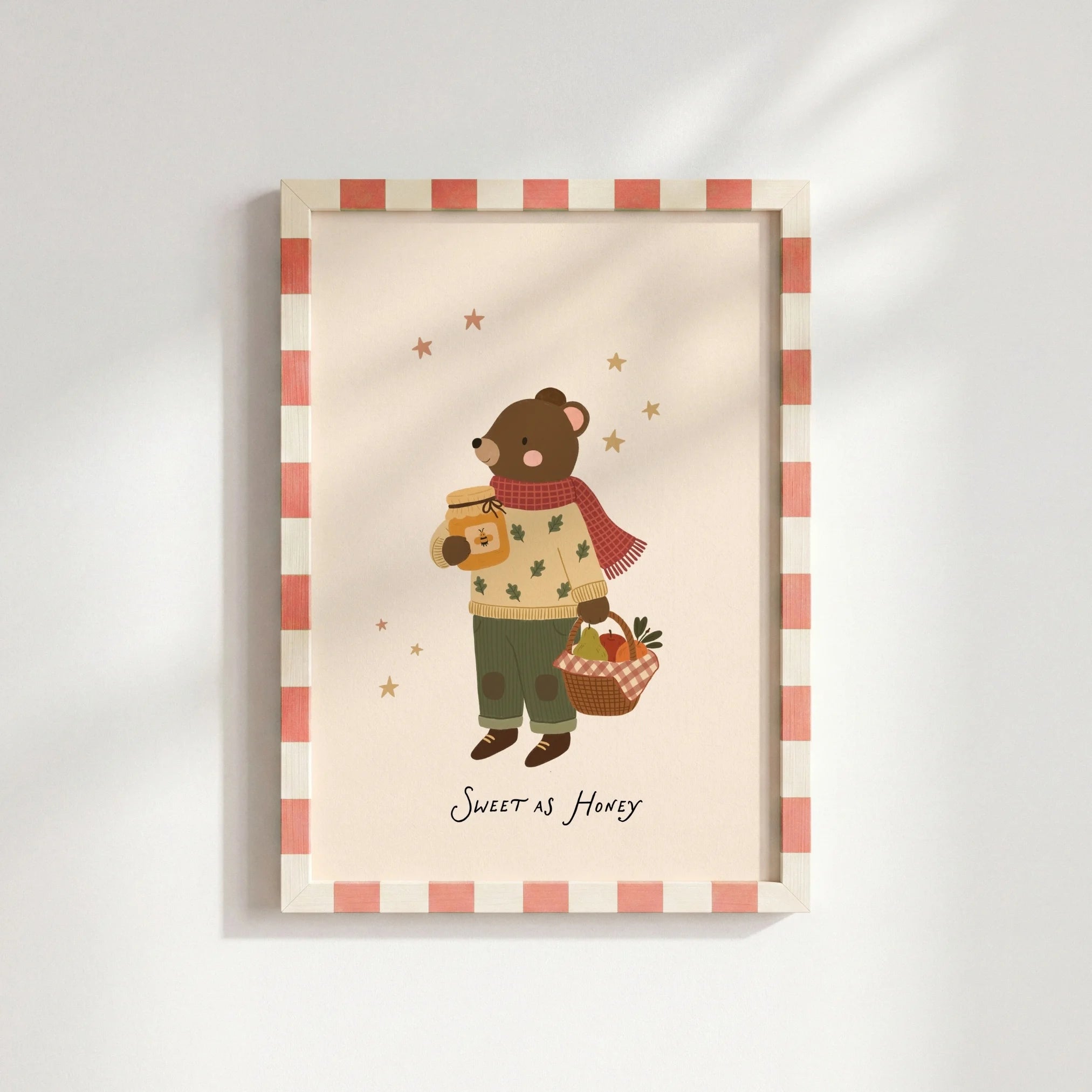 Sweet as Honey Bear – Nursery & Kids Wall Art
