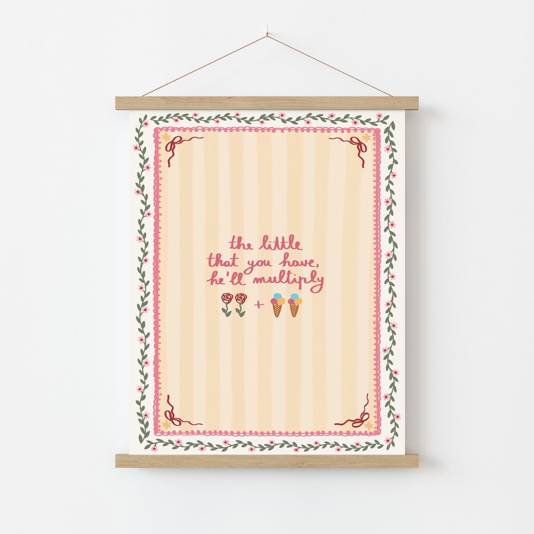 Soft Pink Christian Art