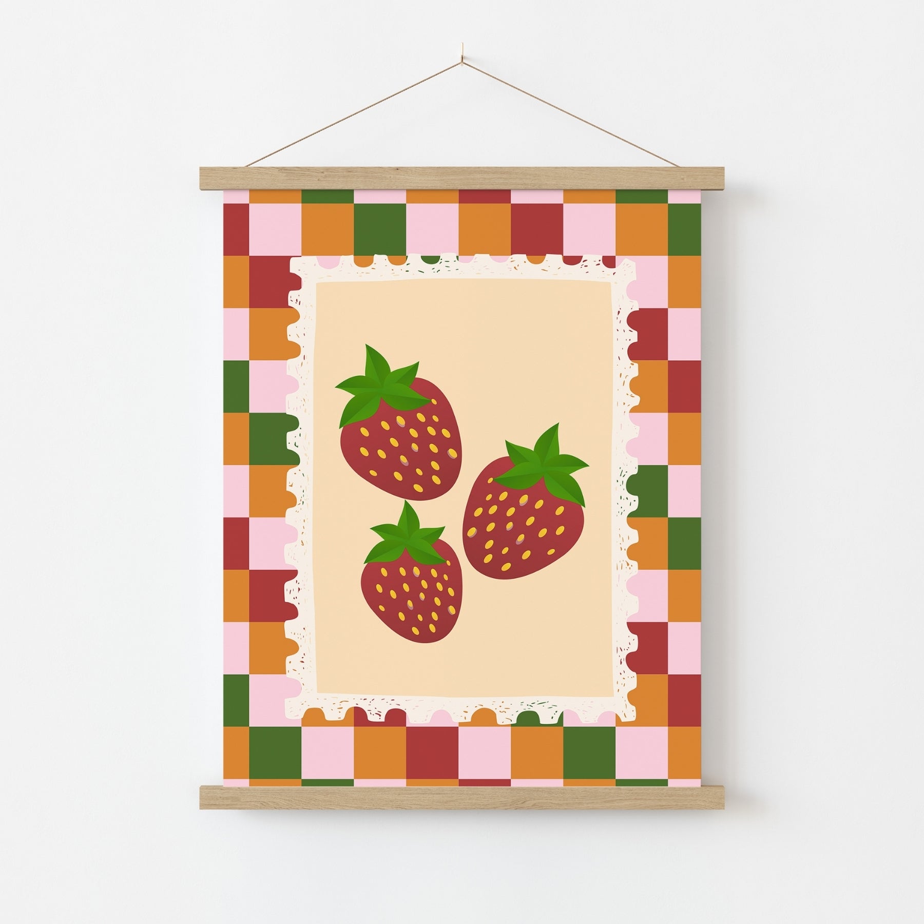 Strawberry Nursery Print