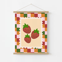 Strawberry Nursery Print