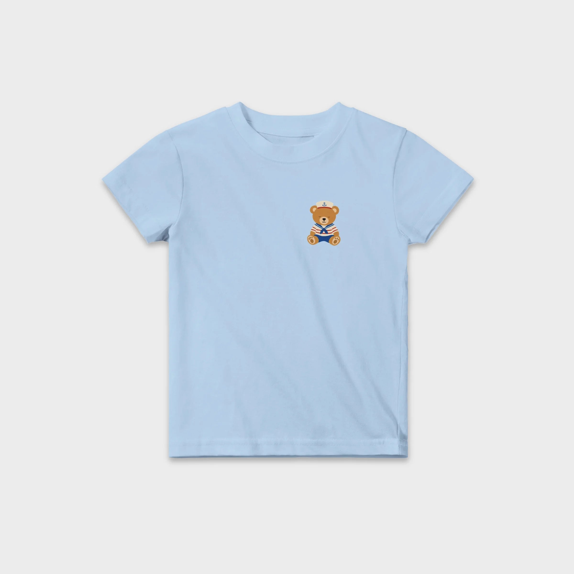 Follow Your Curiosity Sailor Bear – Baby T-Shirt