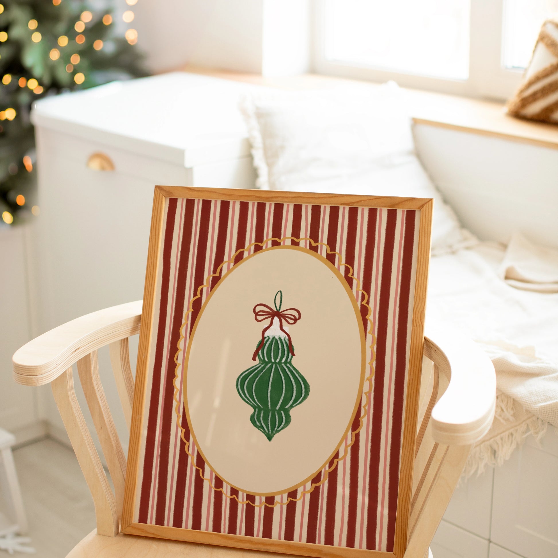 Handgezeichneter Urlaubsdruck