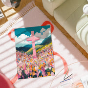 Pink Cross – Christian Wall Art