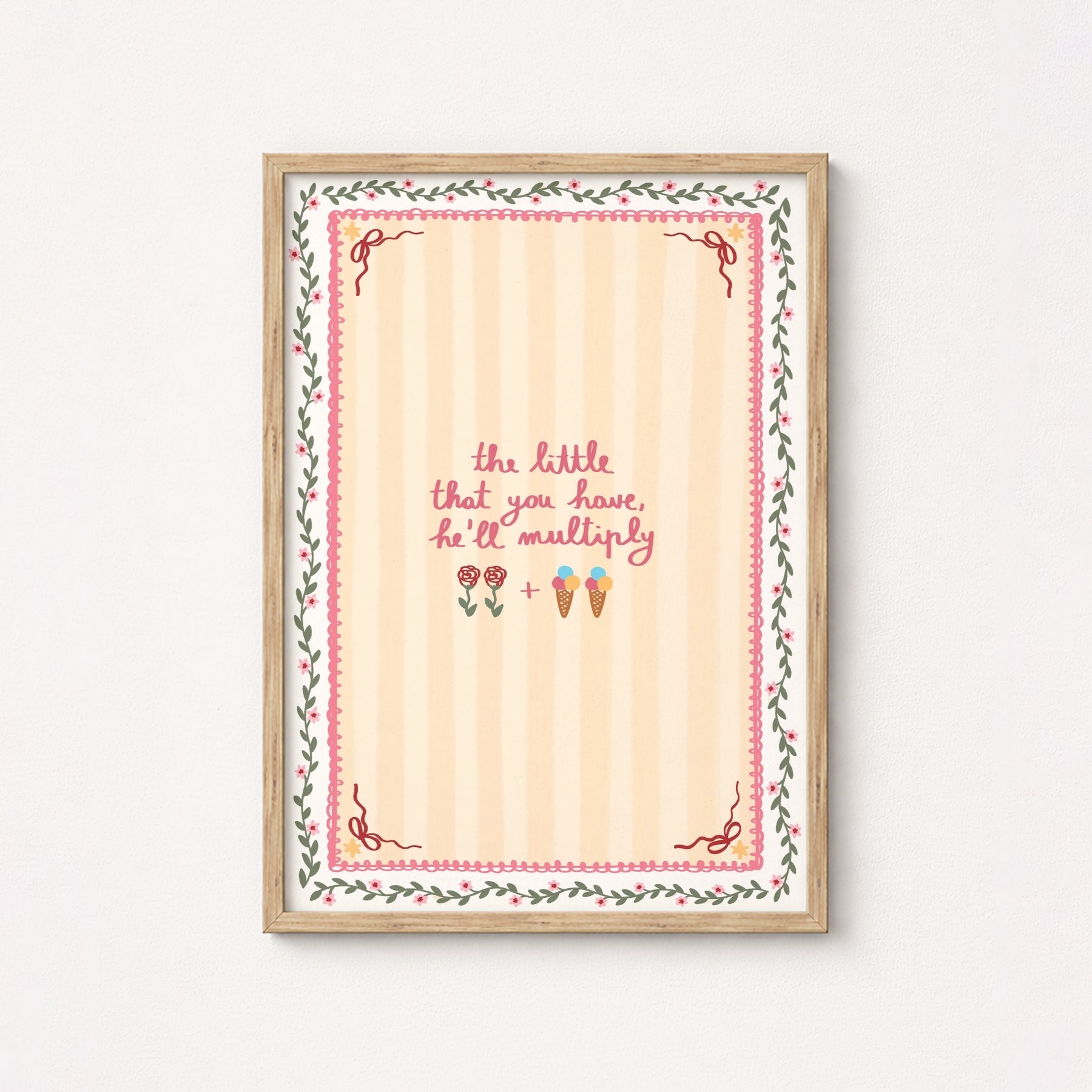 Soft Pink Christian Art