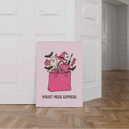 Haunt Mess Express  – Funny Halloween Print