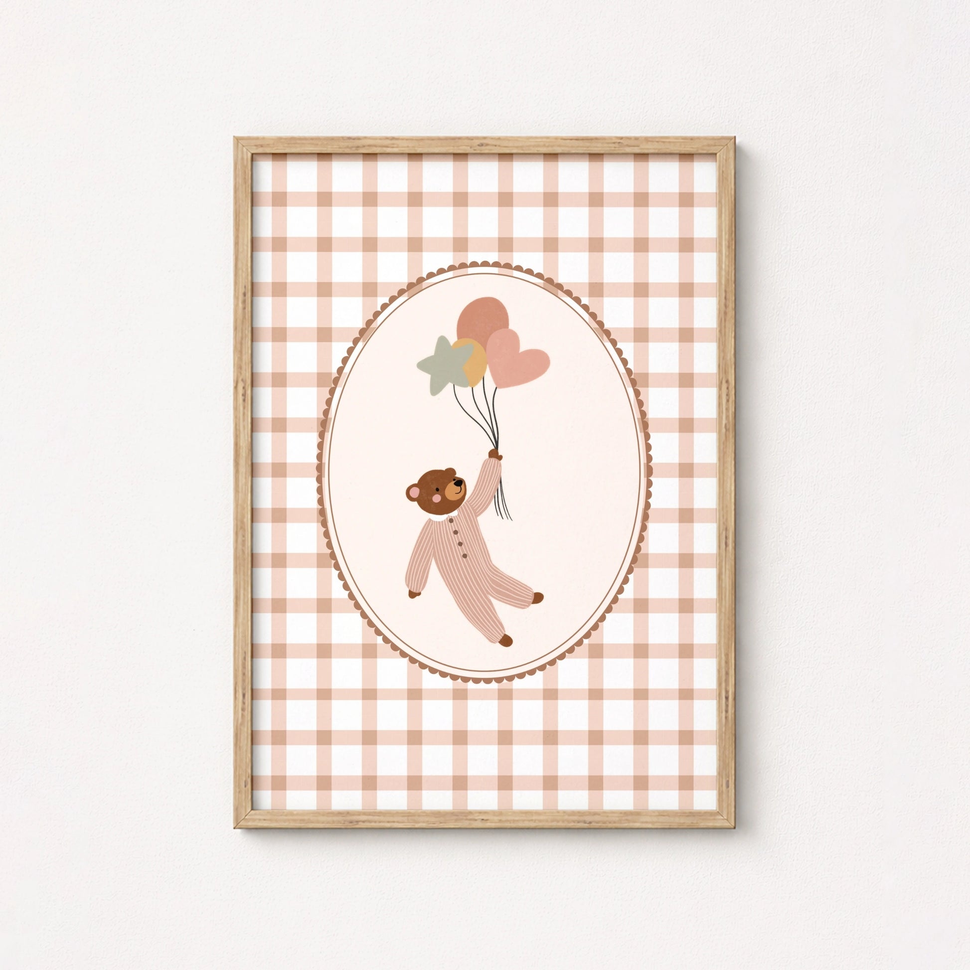 Arte de Pared Infantil Osito de Peluche