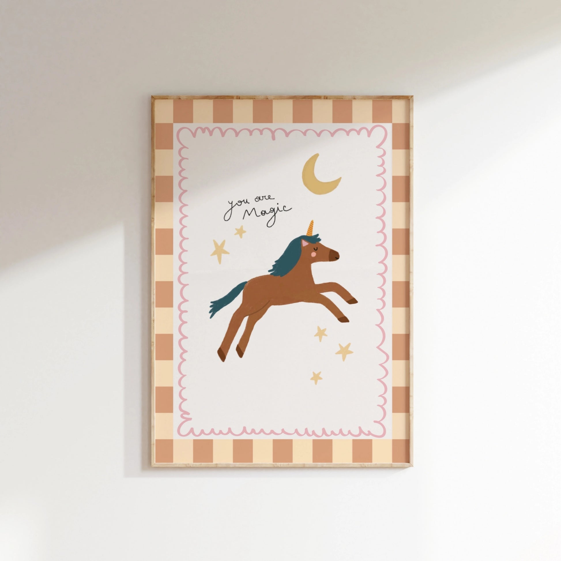 Unicorn Nursery Wall Art, Vintage Nursery Decor