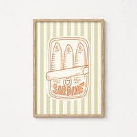 Sardine Kitchen Wall Art, Kitchen Wall Decor