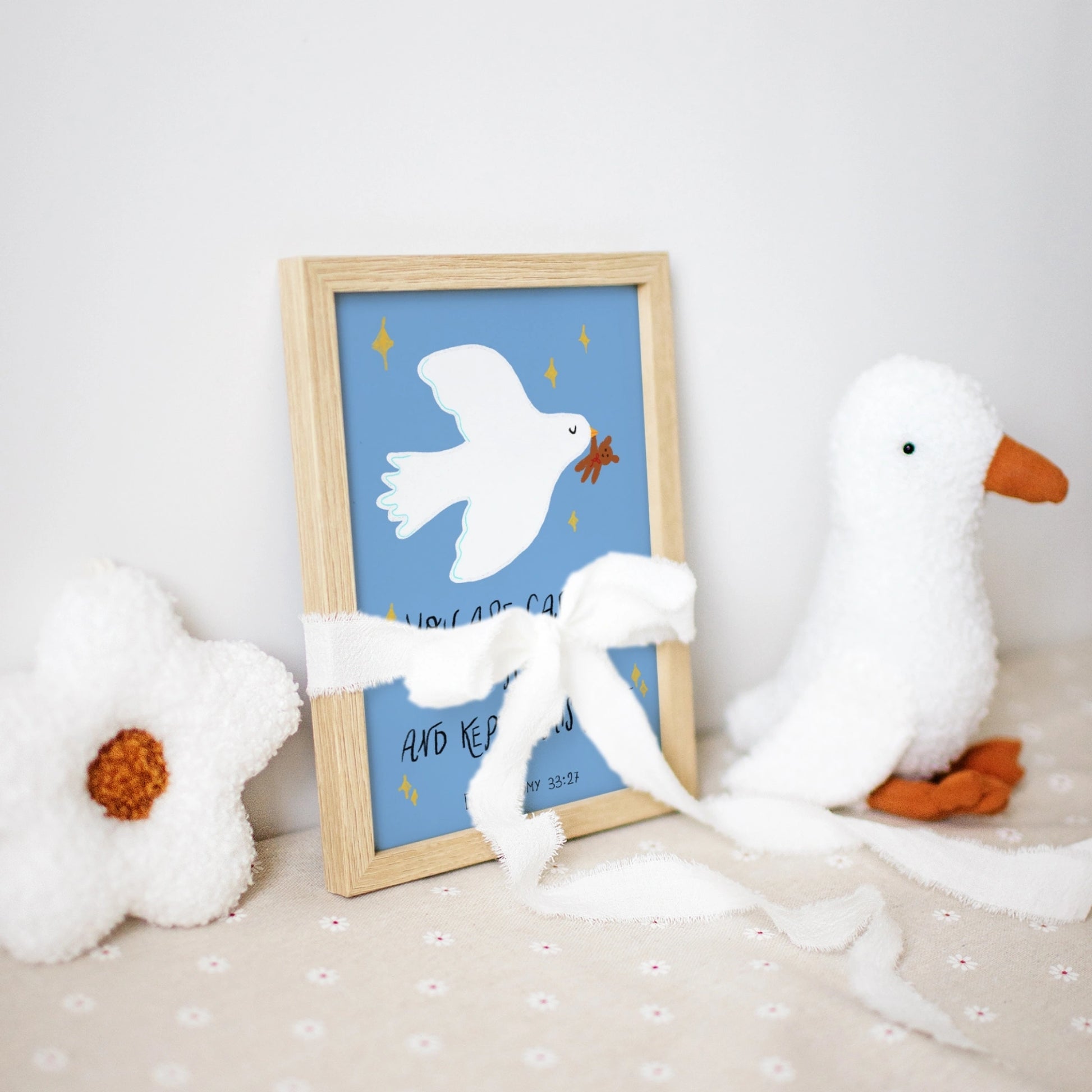 Dove Religious Nursery Poster