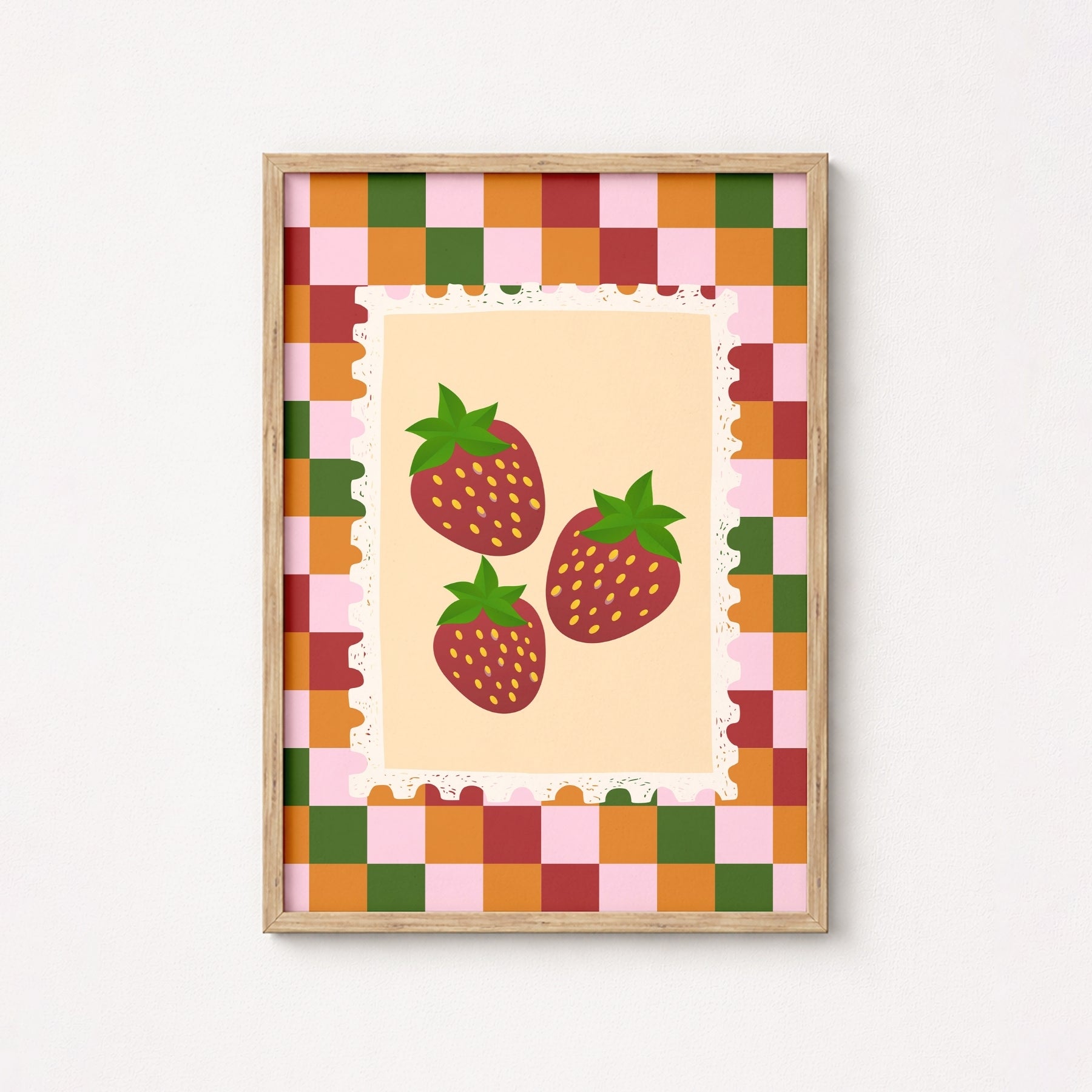 Strawberry Nursery Print