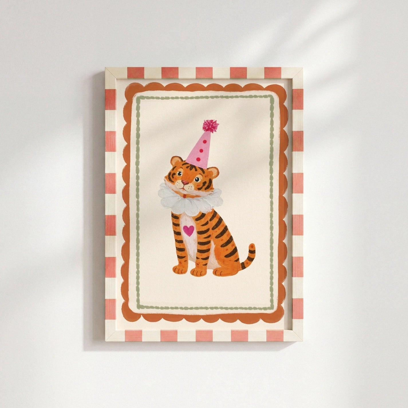 Tiger Nursery Print, Whimsical Kids Decor